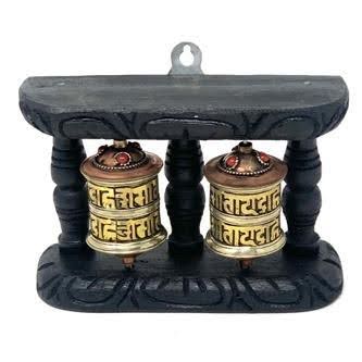 Prayer Wheel Wall Mount