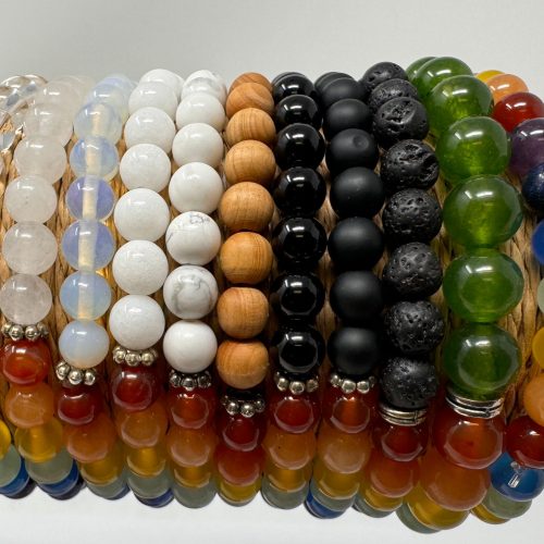 Bracelets with Chakra Gemstone Variety 6mm